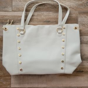 [NEW] Studded Ivory Tote